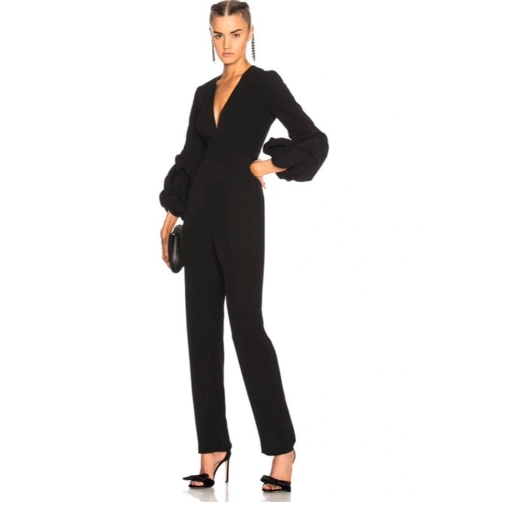 Alexis Black Balloon Sleeve Jumpsuit